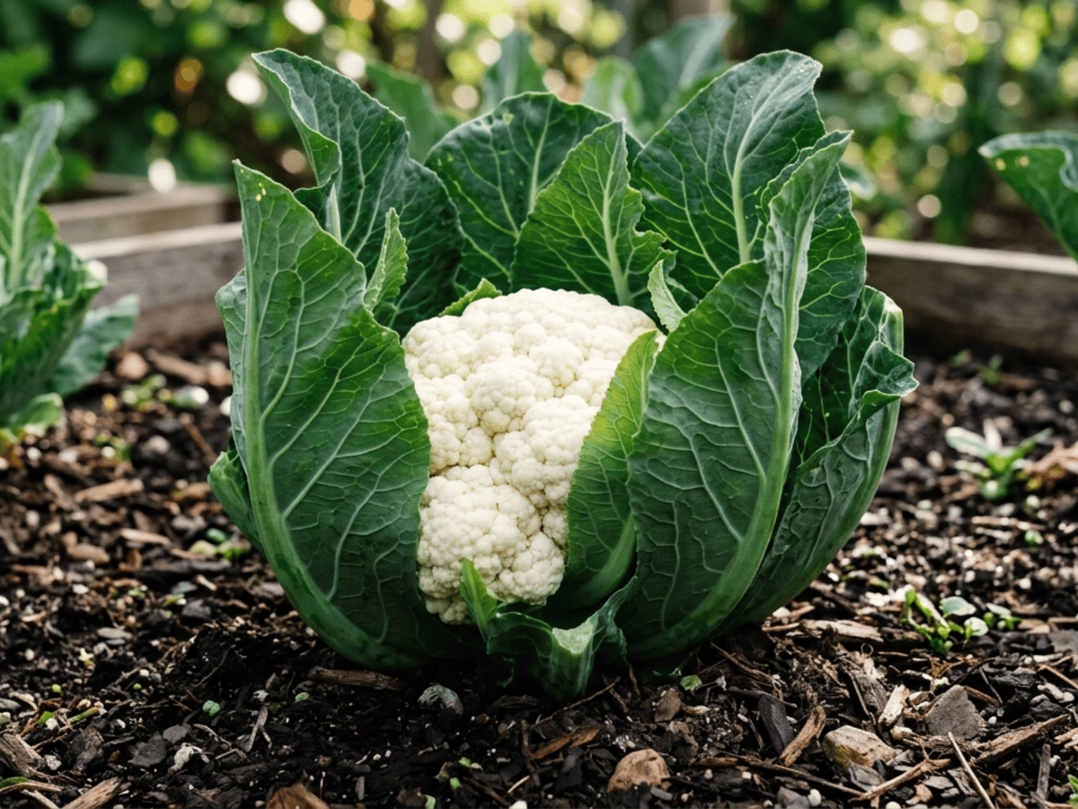 Brocoli dans un jardin