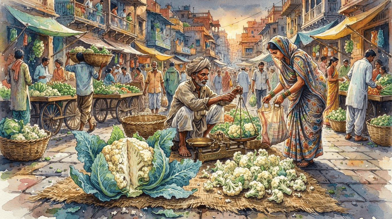 Scène historique illustrée pour Brocoli