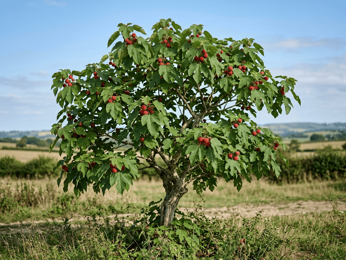 Paper Mulberry (Broussonetia papyrifera), whole plant