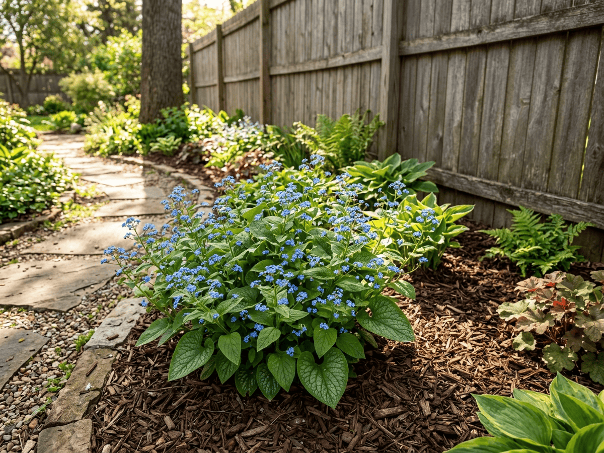Kaukasusvergissmeinnicht im Garten