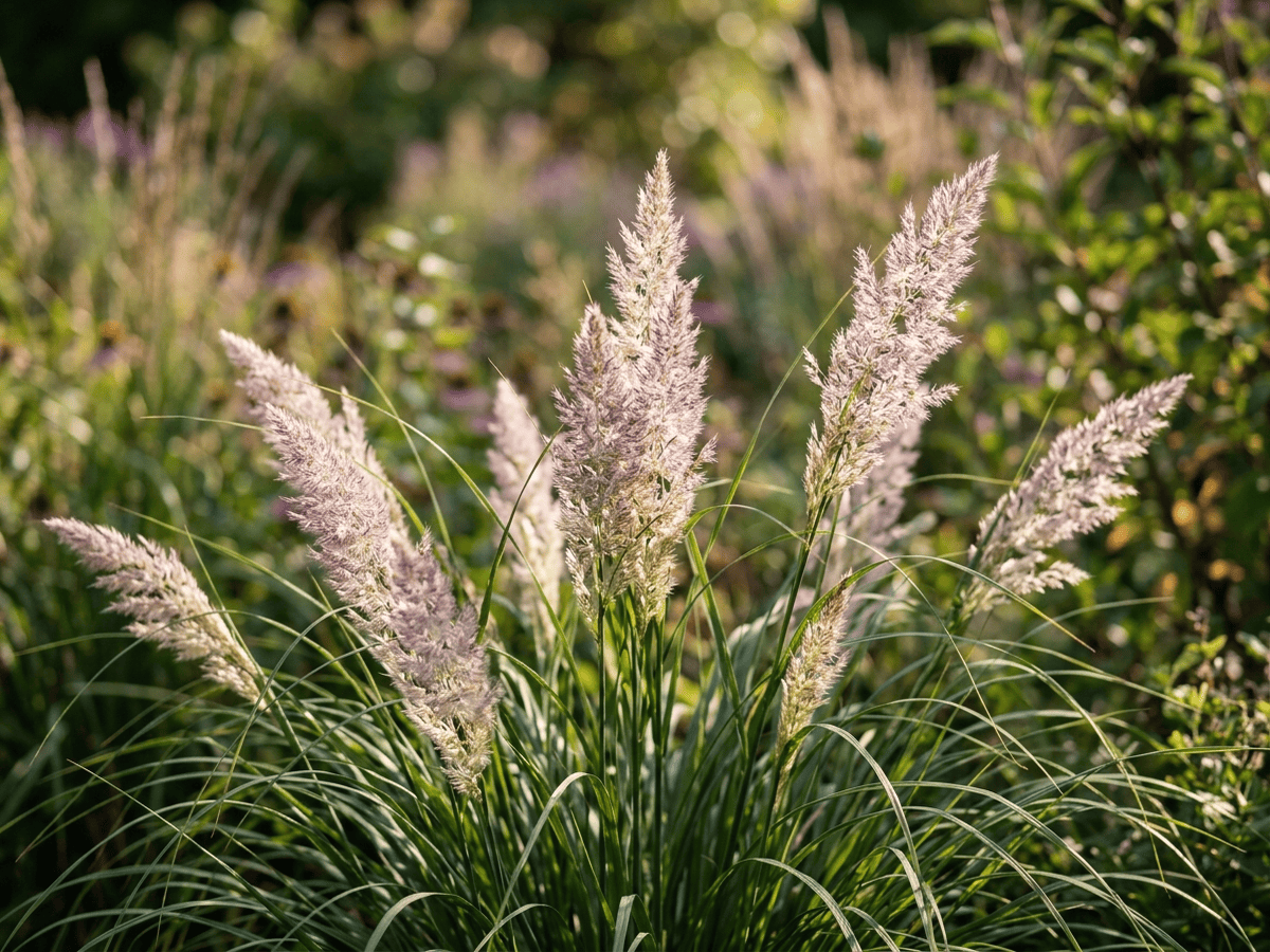 Korean Feather-Reed Grass — seasonal appearance
