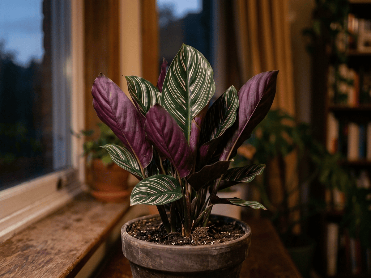 calathea ornata — aspetto stagionale