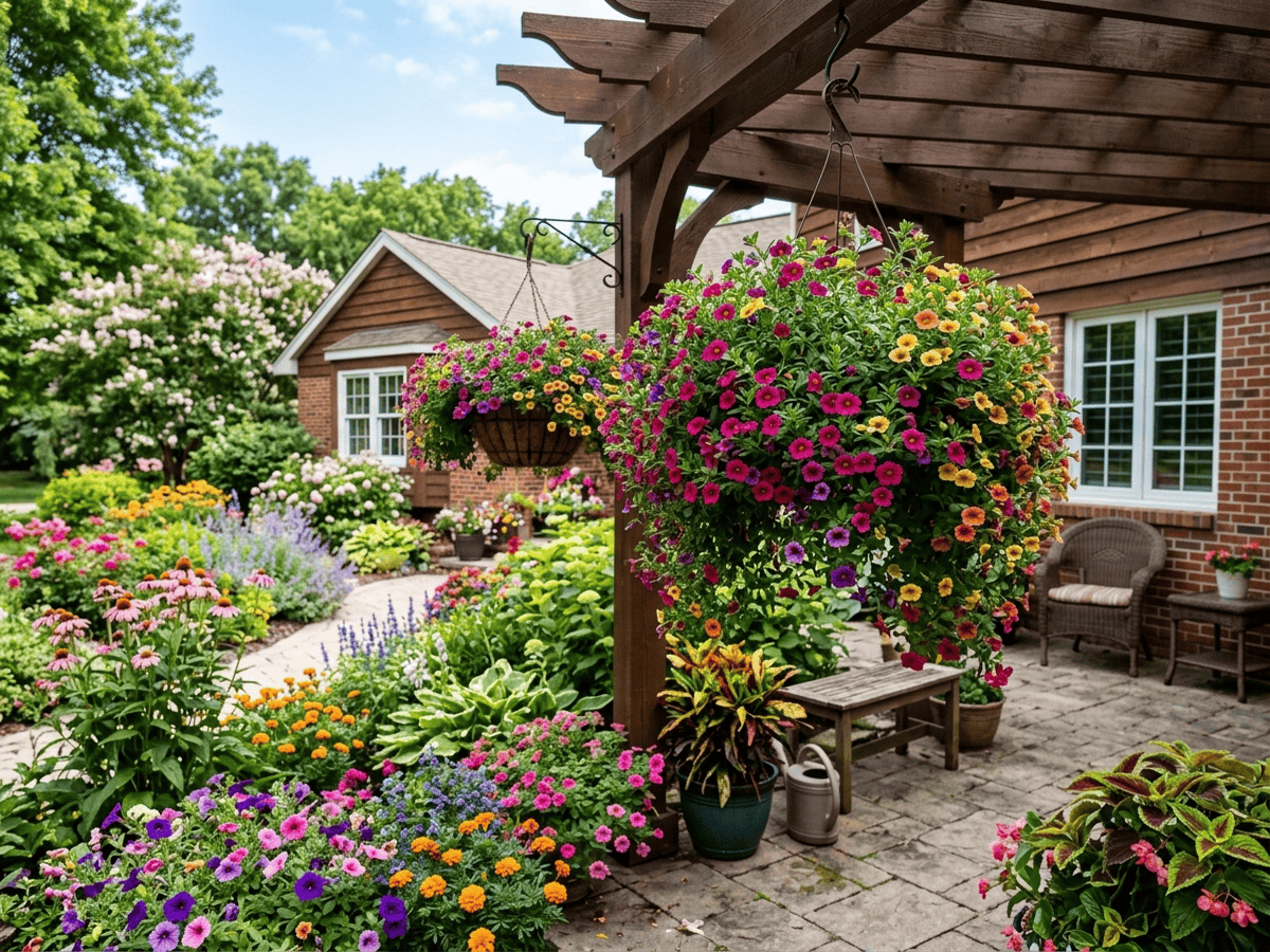Million Bells in a garden setting