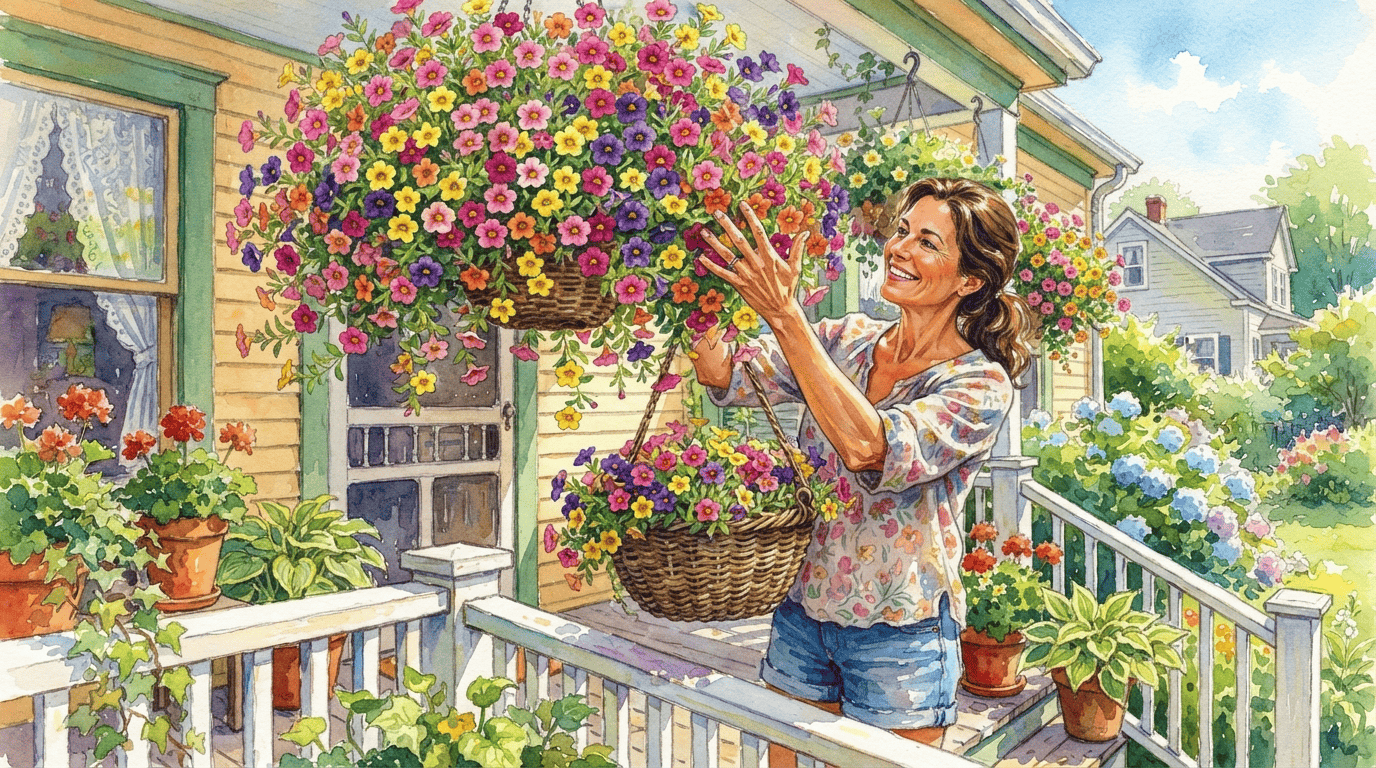 Illustrated historical scene for Million Bells