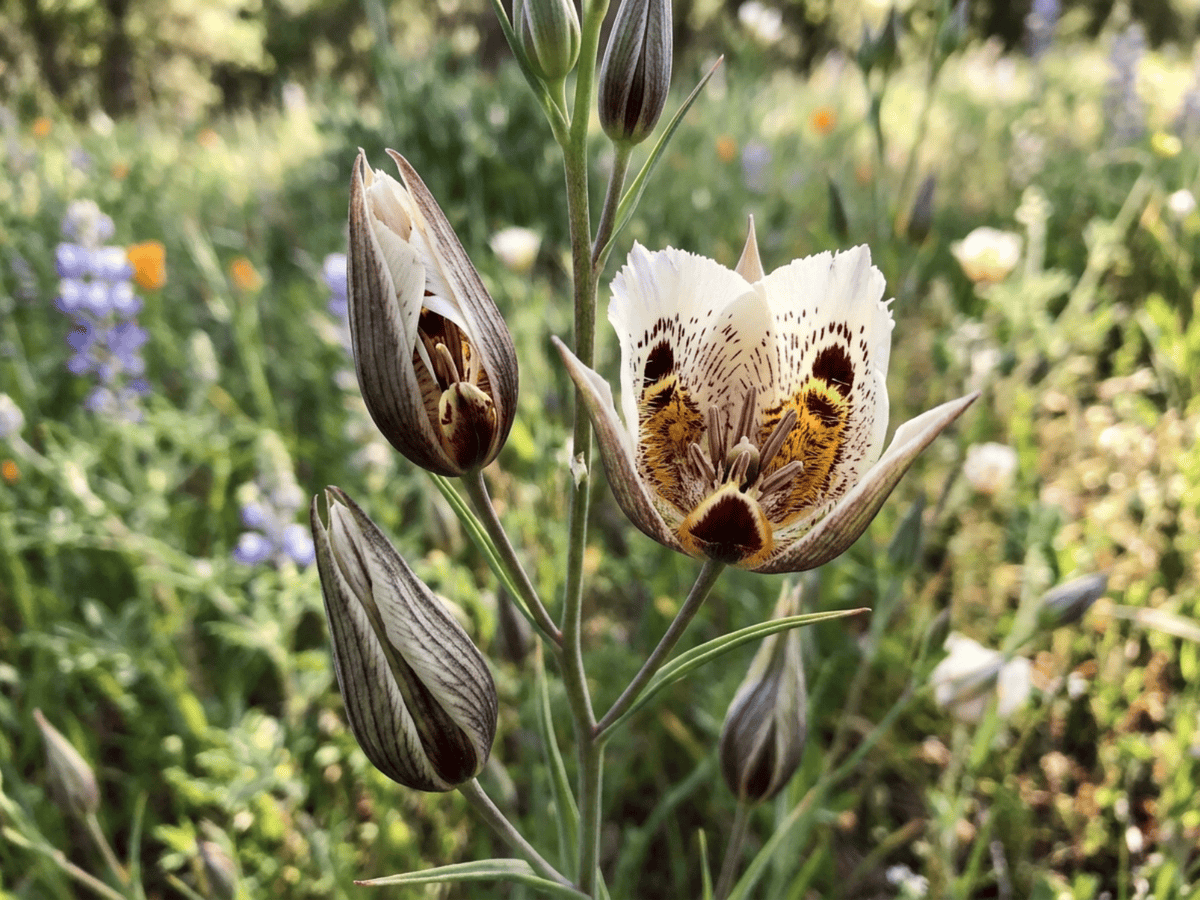 Superb Mariposa Lily — seasonal appearance