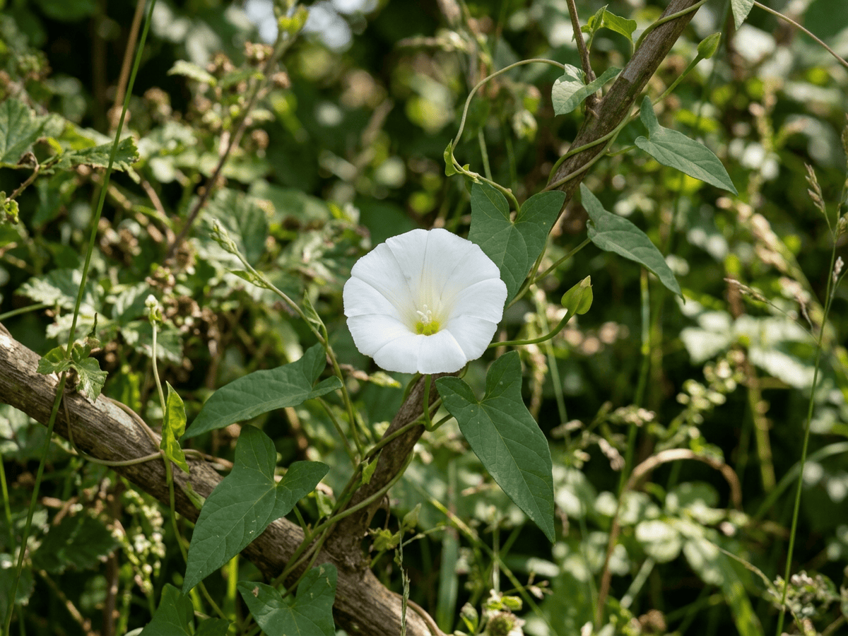 Hedge Bindweed (Calystegia sepium), whole plant