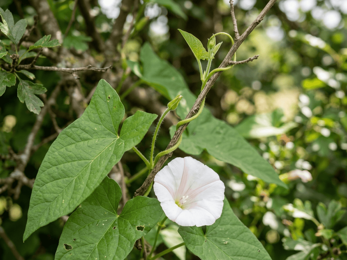 Hedge Bindweed — seasonal appearance
