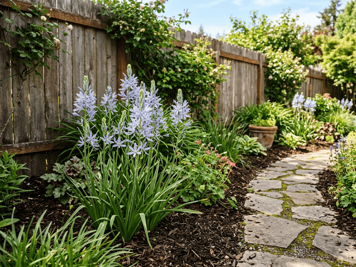 Camassia di Cusick in giardino