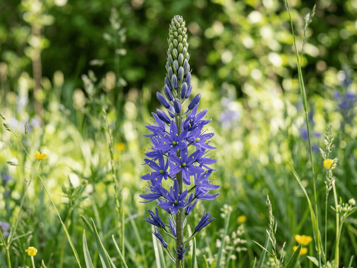 Great Camas — seasonal appearance