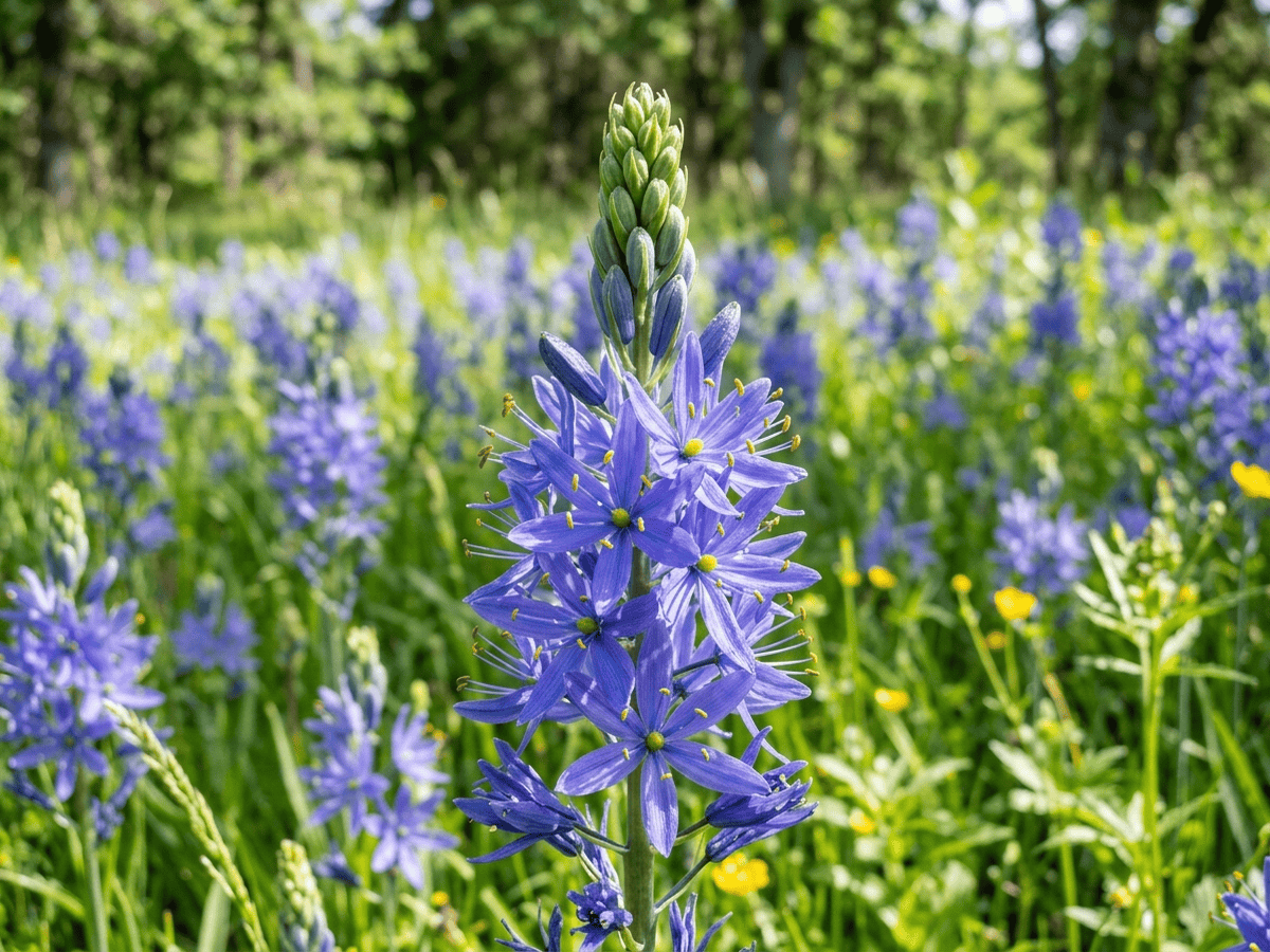 Camassia comune — aspetto stagionale