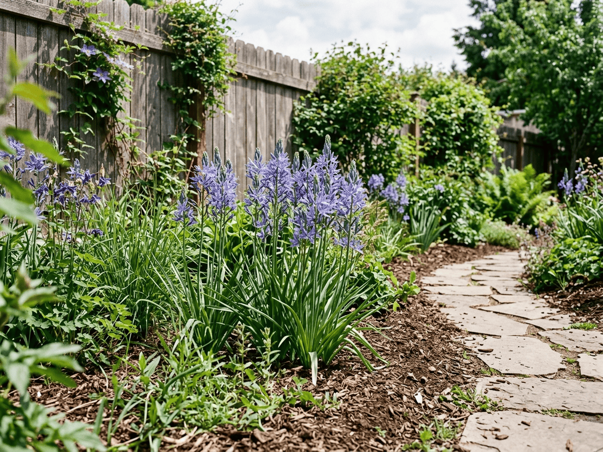 Camassia comune in giardino