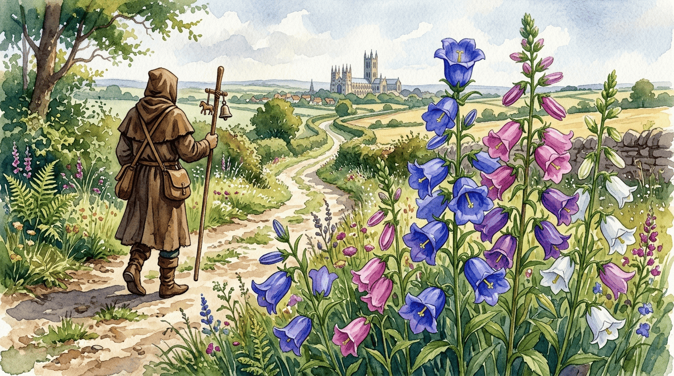 Scène historique illustrée pour Campanule carillon