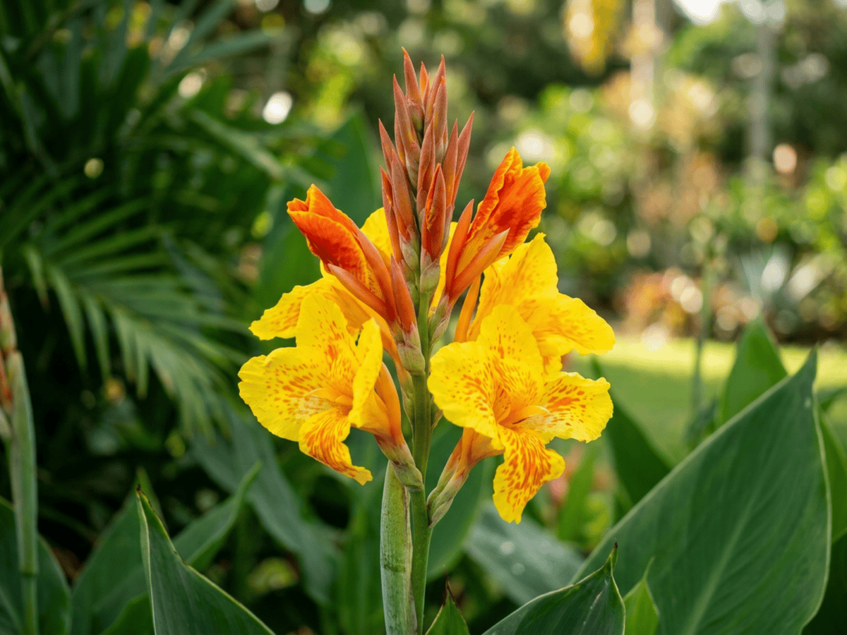 Canna Lily — seasonal appearance