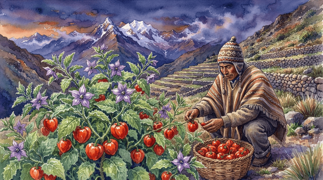Escena histórica ilustrada de rocoto