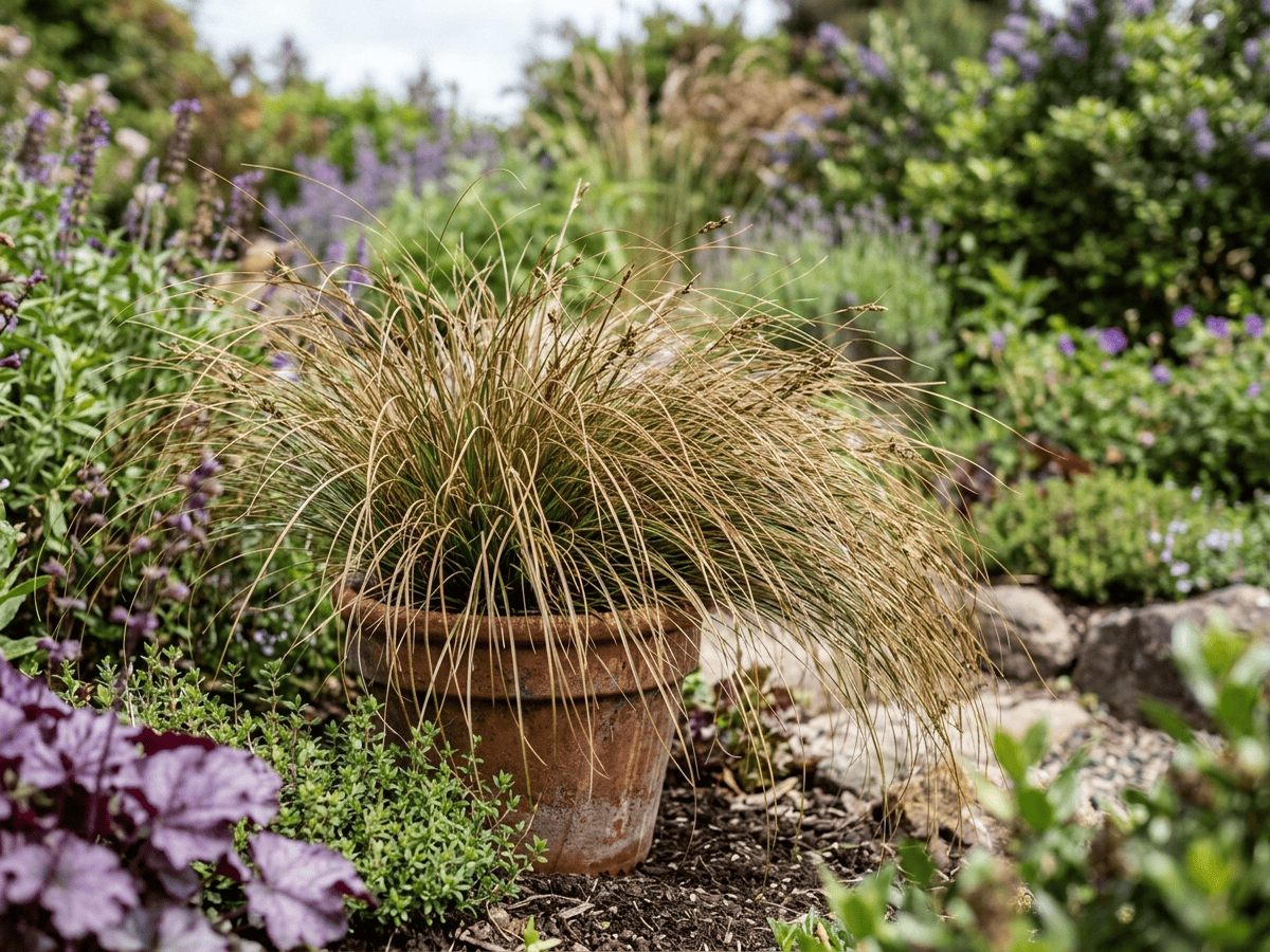 Neuseeländische Segge im Garten
