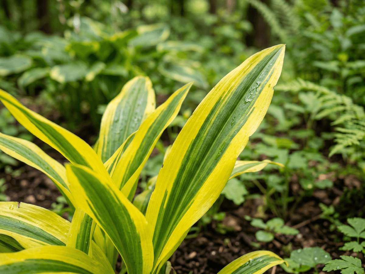 Creeping Broad-Leaf Sedge — close-up of leaves and flowers
