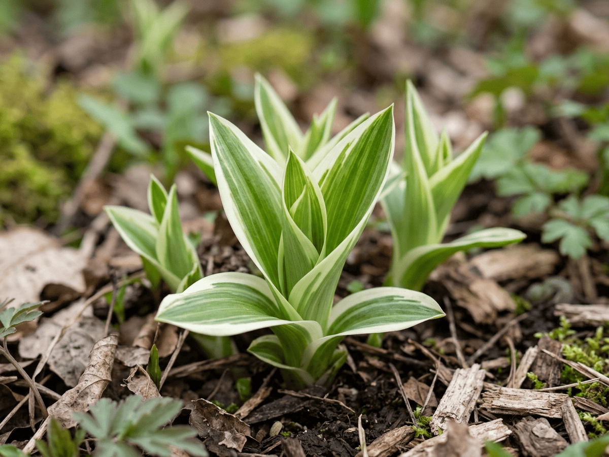 Creeping Broad-Leaf Sedge — seasonal appearance