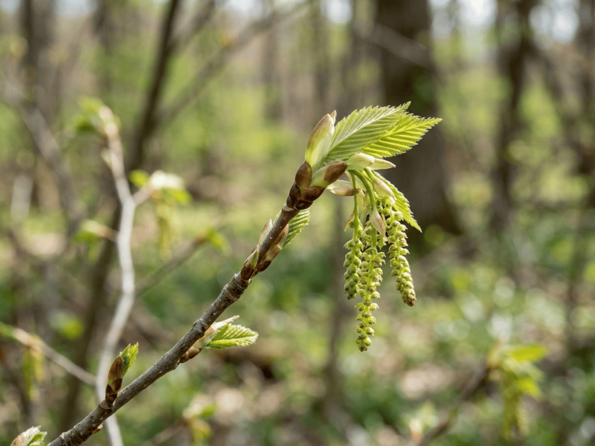 American Hornbeam — seasonal appearance