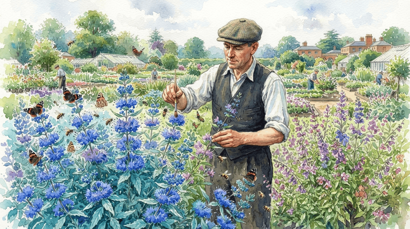 Scena storica illustrata per Barba blu