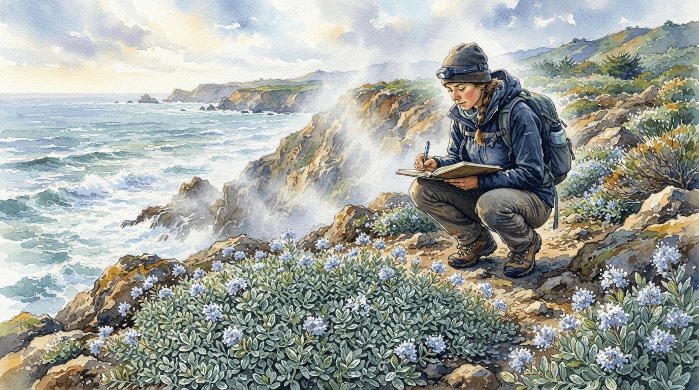 Illustrated historical scene for Maritime Ceanothus