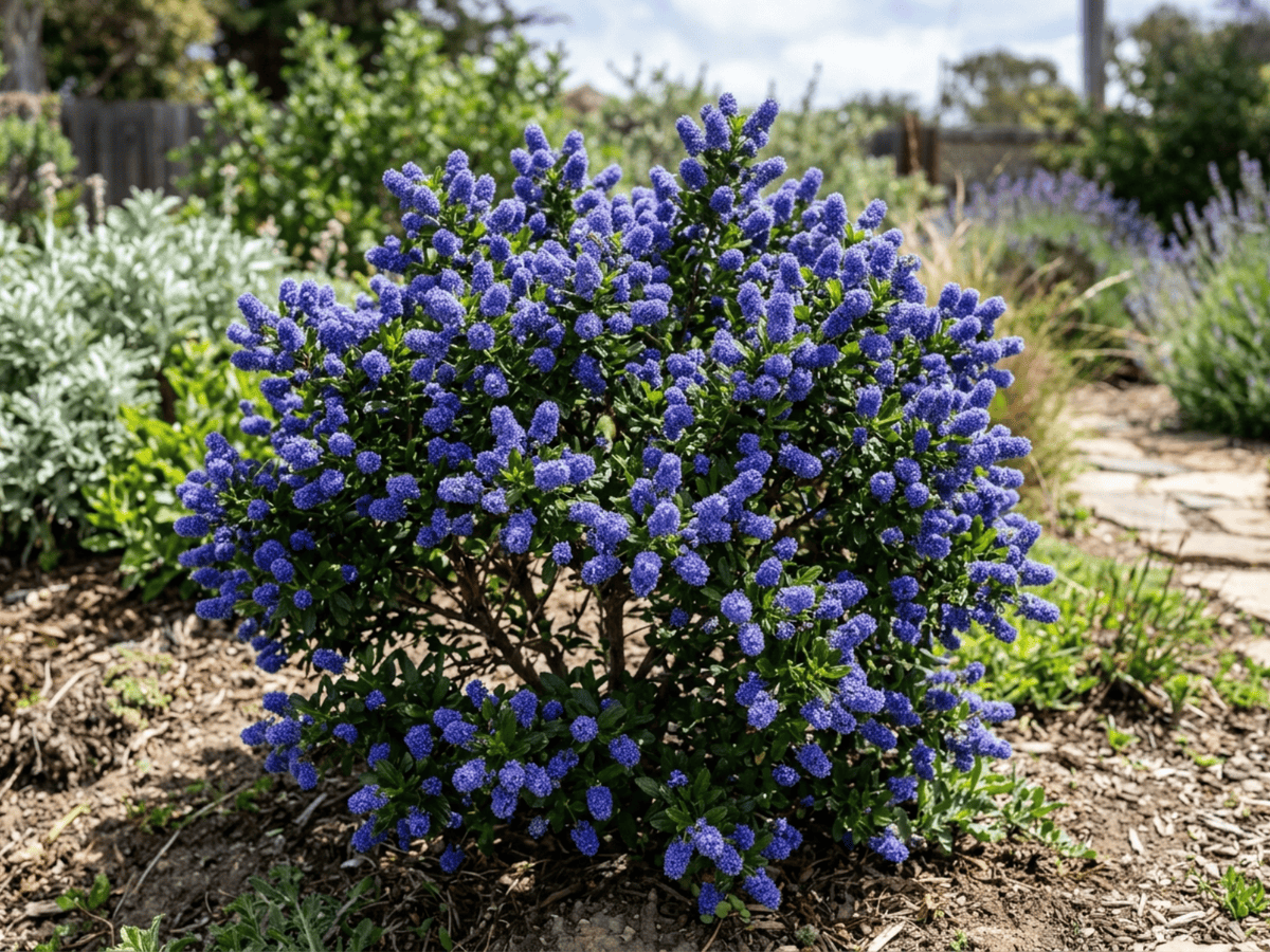 파란꽃세아노투스(Ceanothus thyrsiflorus) 전체 모습