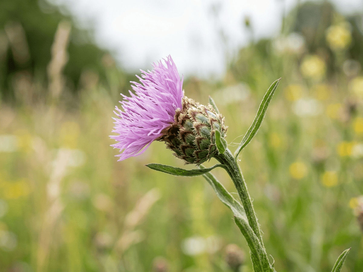 Fiordaliso muschiato — aspetto stagionale