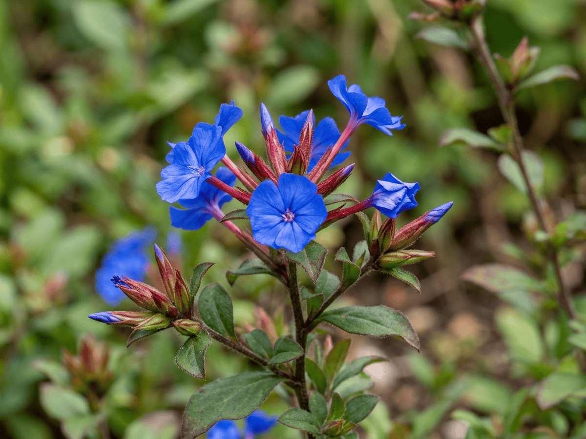 Chinese Plumbago — seasonal appearance