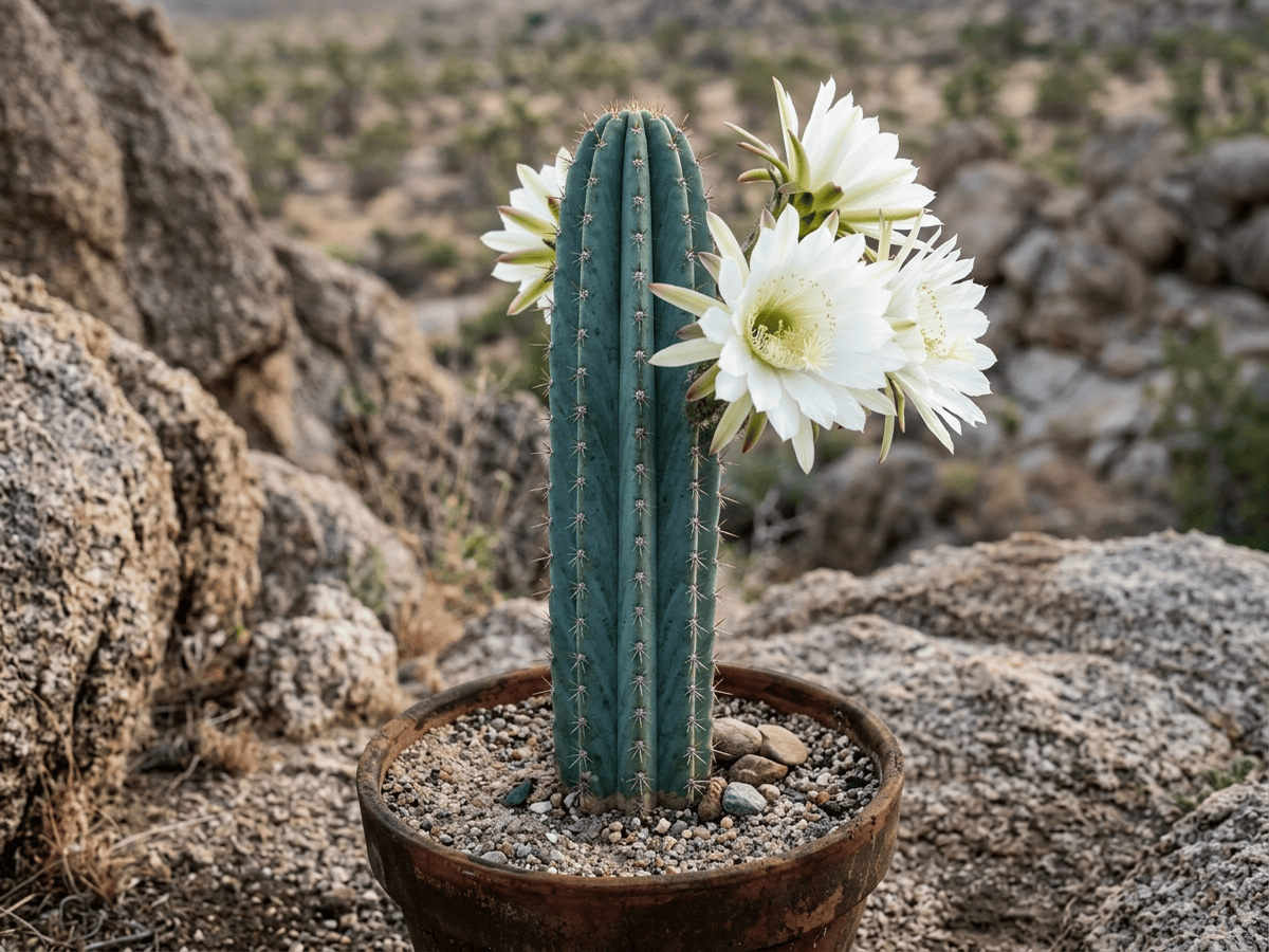 페루기둥선인장(Cereus peruvianus) 전체 모습