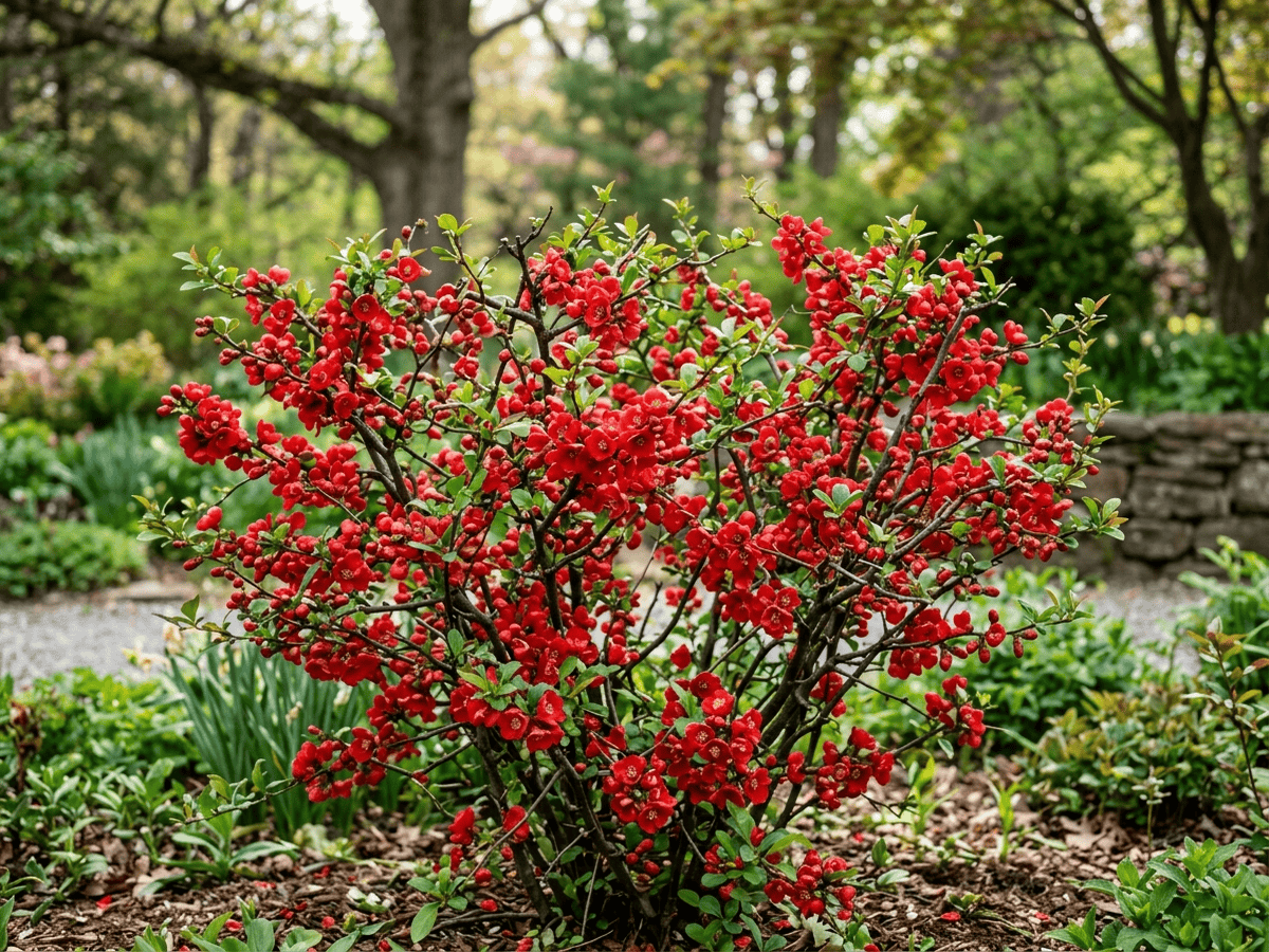 Membrillo de flor