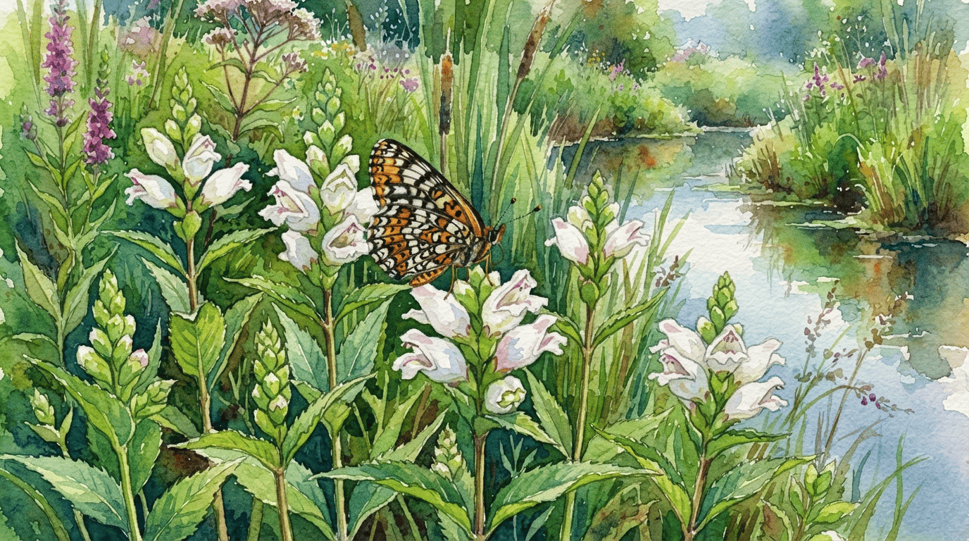 Illustrated historical scene for White Turtlehead