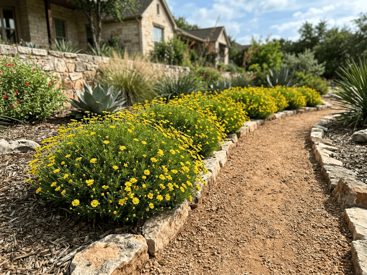 정원에 심긴 다미아니타