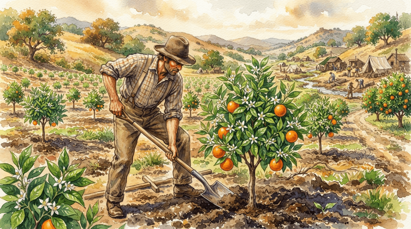 Illustrierte historische Szene zu Orange
