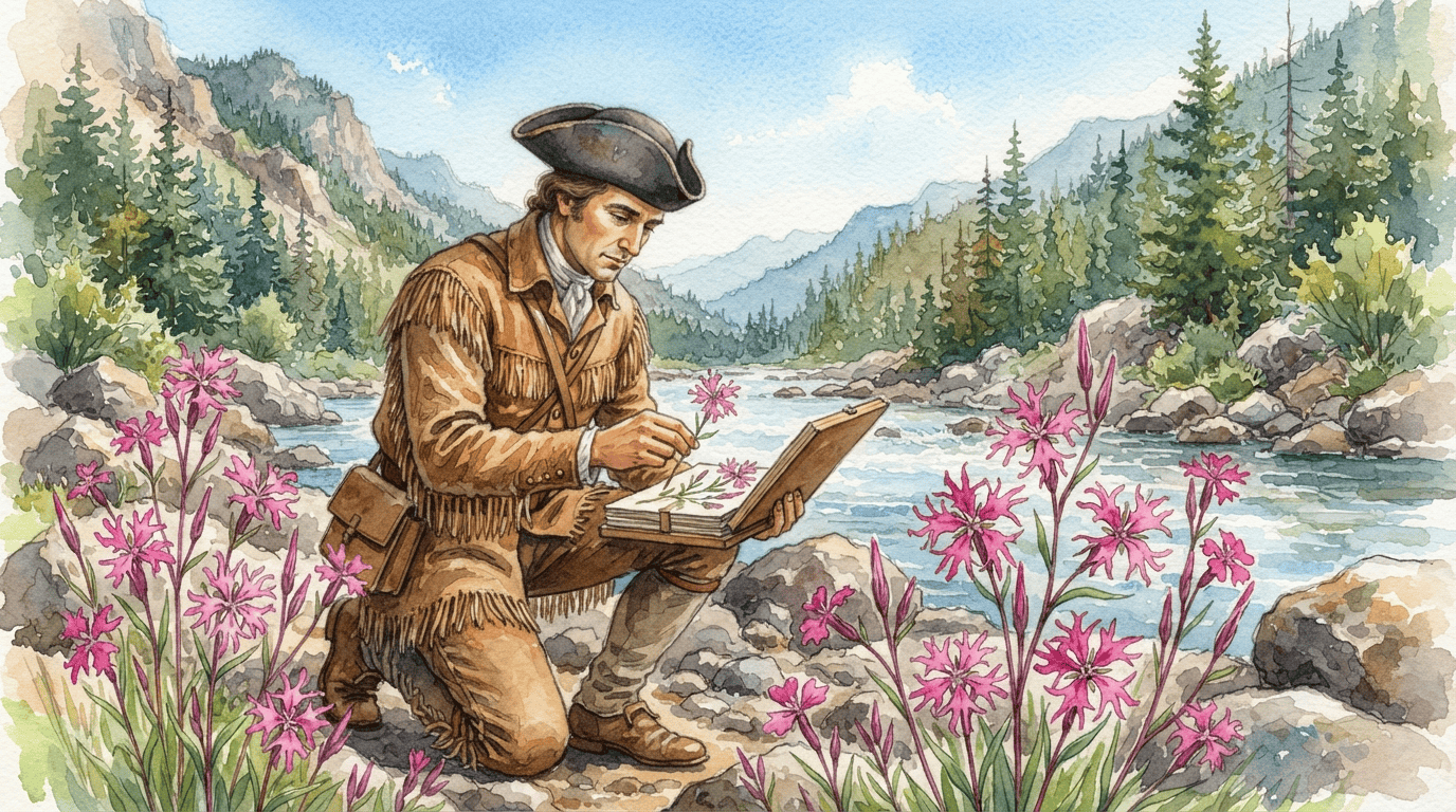Illustrierte historische Szene zu Großblütige Clarkie