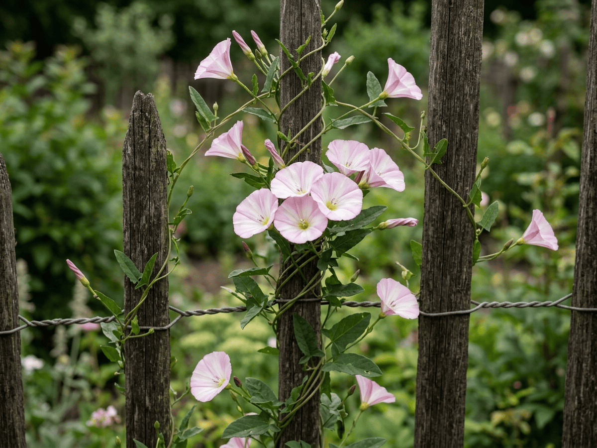 Bìm bìm đồng (Convolvulus arvensis), toàn cây