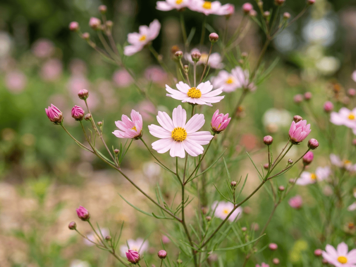 Coreopsis rosa — aspetto stagionale