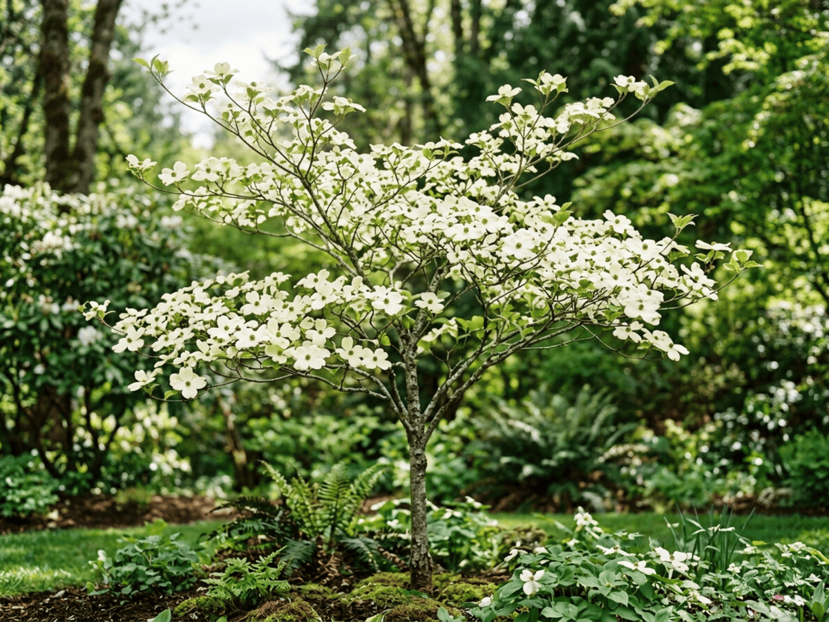 Pacific Dogwood (Cornus nuttallii), whole plant