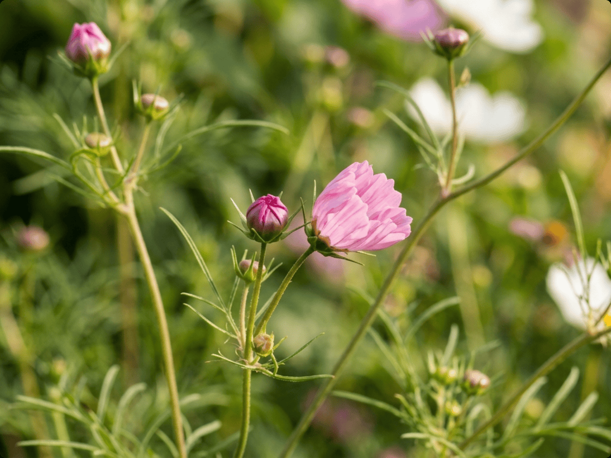 Cosmos bipenné — aspect saisonnier