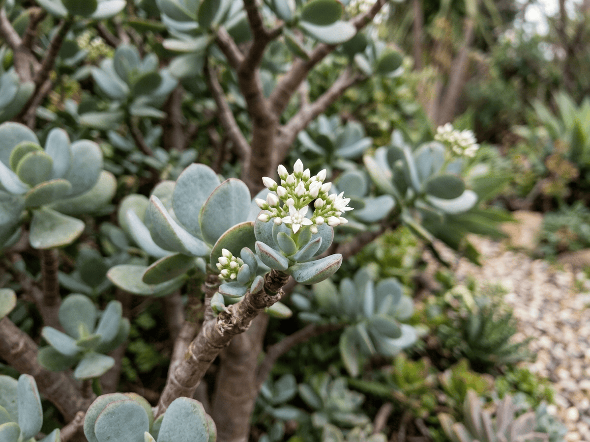 Silver Dollar Plant — seasonal appearance