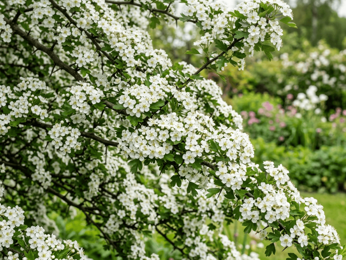 서양산사나무(Crataegus monogyna) 전체 모습