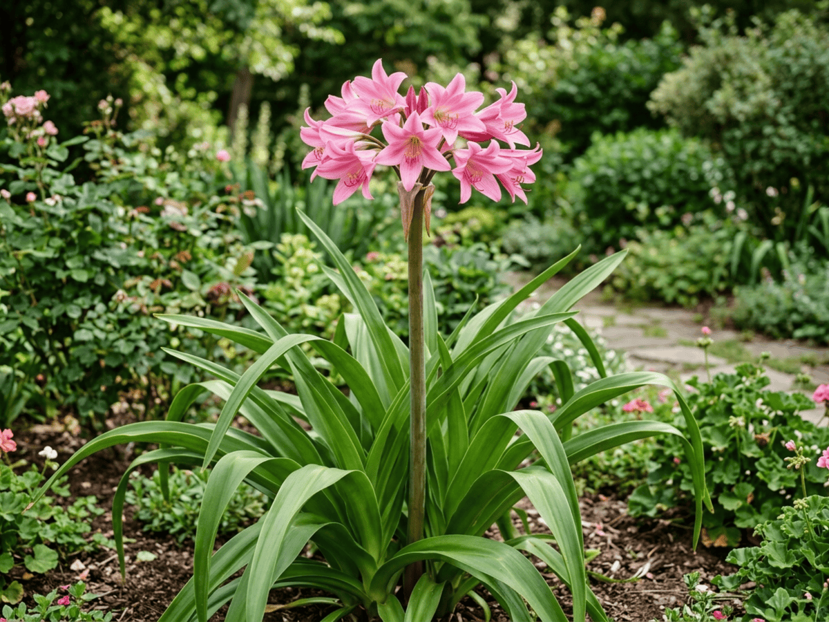 クリナム(Crinum x powellii)の全体像