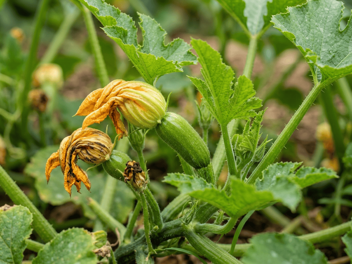 Gartenkürbis — saisonales Erscheinungsbild