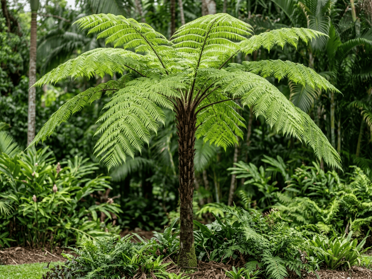 澳洲樹蕨(Cyathea cooperi)整株