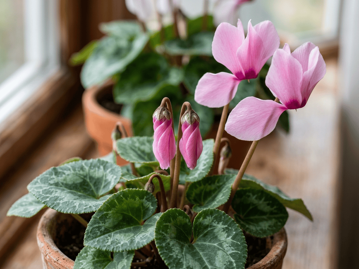 Persian Cyclamen — seasonal appearance