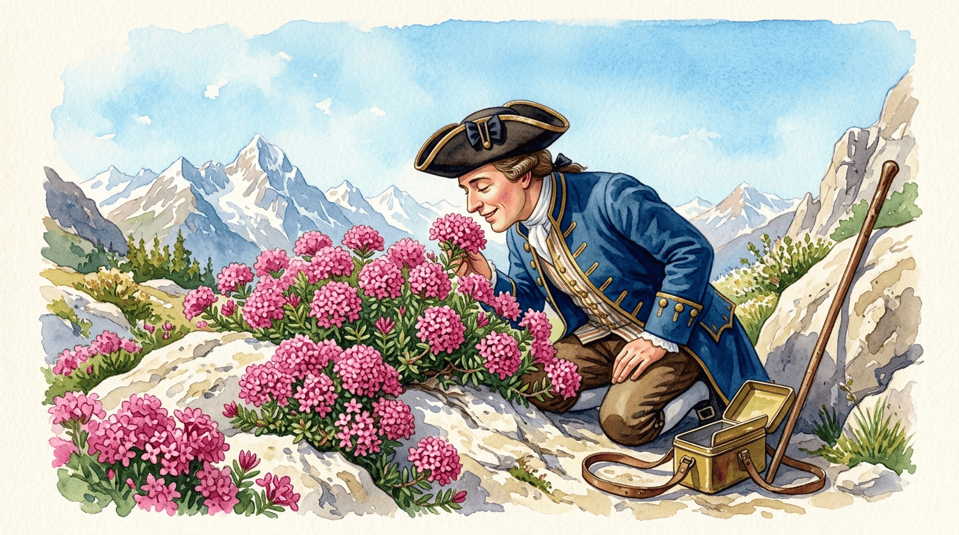 Illustrated historical scene for Rose Daphne