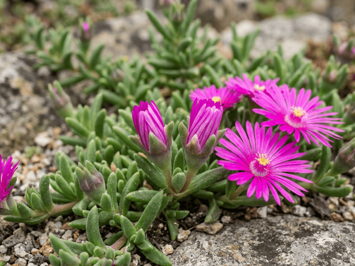 Coopers Mittagsblume — saisonales Erscheinungsbild