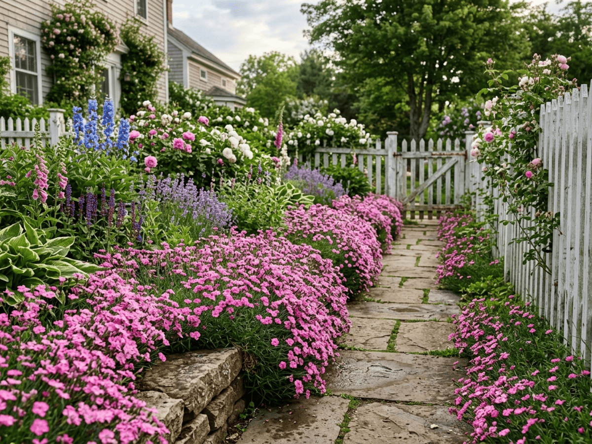 Heide-Nelke im Garten