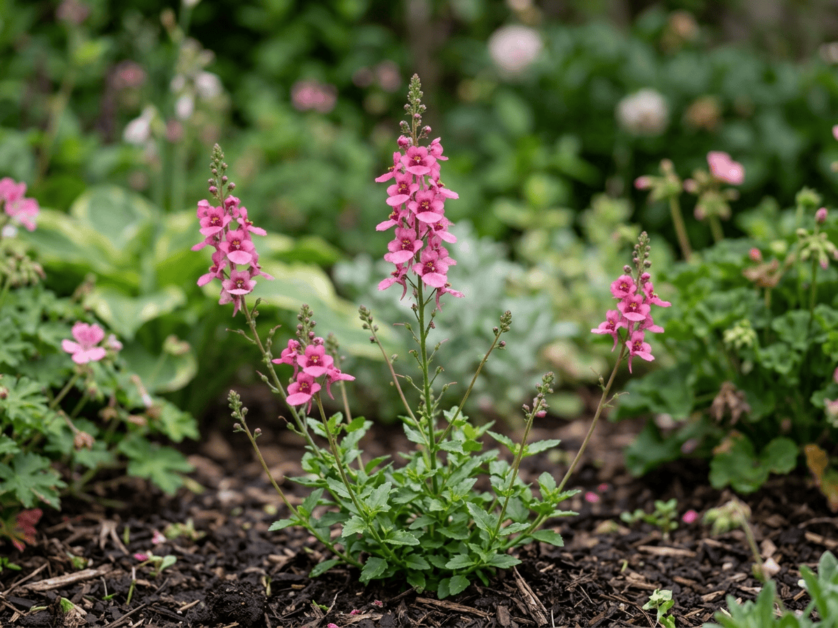 Twinspur (Diascia barberae), whole plant