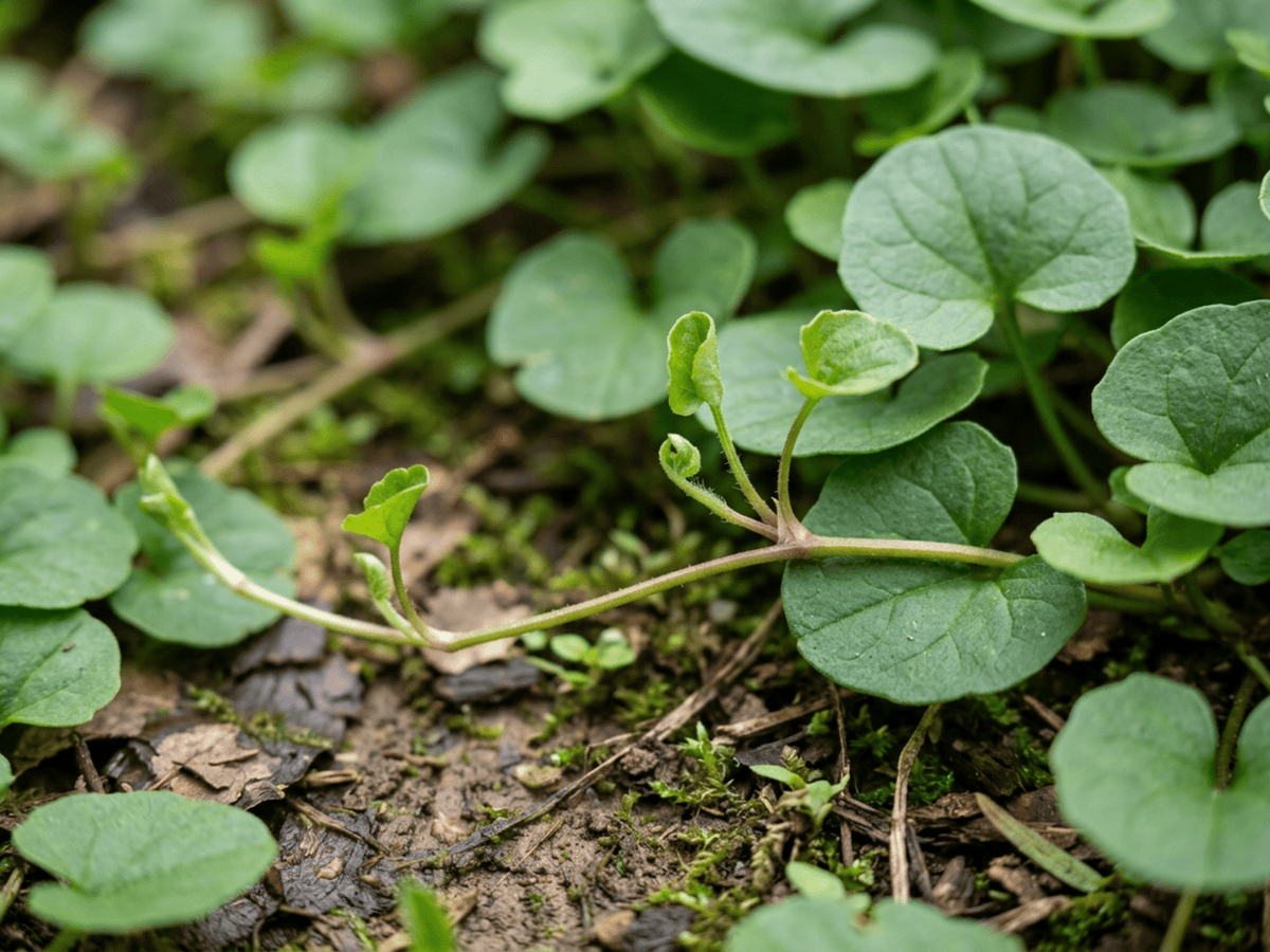 Kidney Weed — seasonal appearance