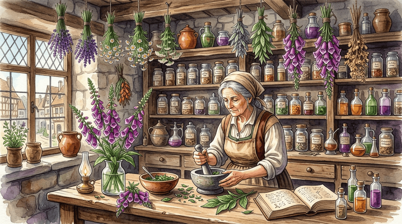 Escena histórica ilustrada de Dedalera