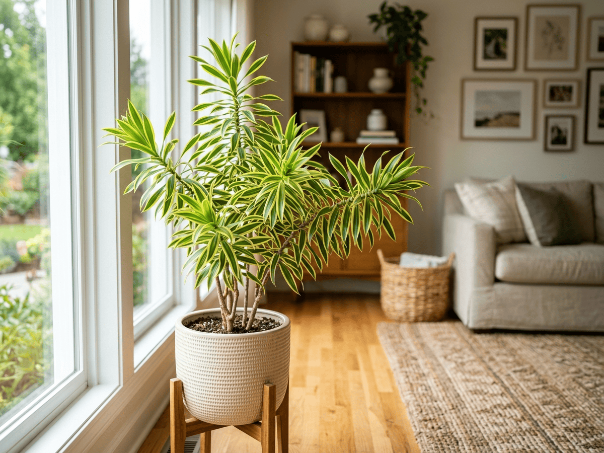 Dracena reflexa in giardino